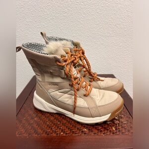 Columbia Tan and Orange Women's Boots